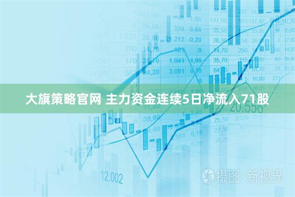 大旗策略官网 主力资金连续5日净流入71股