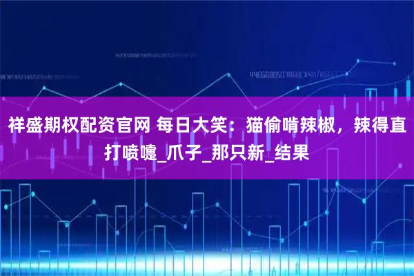 祥盛期权配资官网 每日大笑：猫偷啃辣椒，辣得直打喷嚏_爪子_那只新_结果