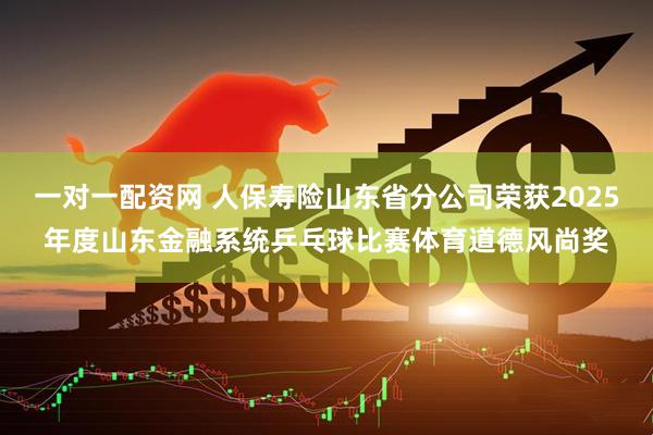 一对一配资网 人保寿险山东省分公司荣获2025年度山东金融系统乒乓球比赛体育道德风尚奖
